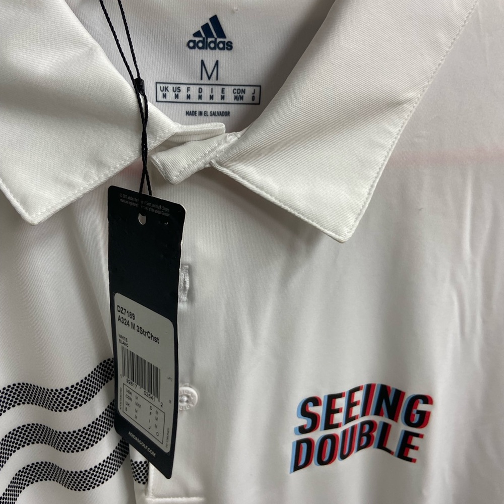 Adidas White Polo Shirt for Men